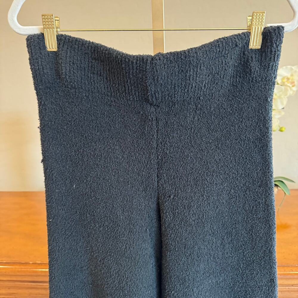 SKIMS Cozy Knit Straight Pant Onyx Black Size Small NWT Sold Out Retail $88 - Picture 5 of 9
